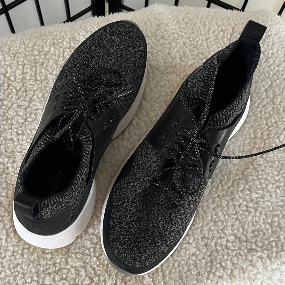 Cole Haan Zero Grand Women’s Black and White Sole Sneakers